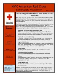 KMC American Red Cross - KMC Red Cross