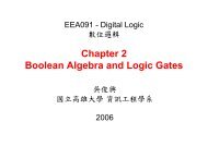 Chapter 2 Boolean Algebra and Logic Gates - Ã¥ÂœÂ‹Ã§Â«Â‹Ã©Â«Â˜Ã©Â›Â„Ã¥Â¤Â§Ã¥Â­Â¸Ã¨Â³Â‡Ã¨Â¨ÂŠÃ¥Â·Â¥Ã§Â¨Â‹ ...