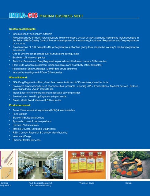 Download Brochure - pharmaceuticals export promotion council of ...
