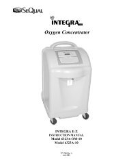 SeQual Integra Manual - Oxygen Concentrator Store