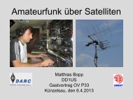 Amateurfunk ÃƒÂ¼ber Satelliten - DD1US