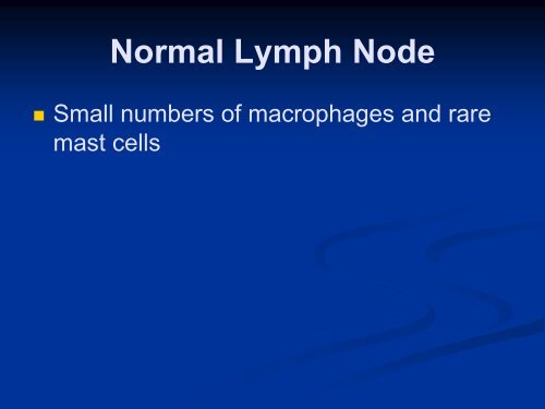 Lymph Node Cytology - American Society for Veterinary Clinical ...