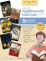 Supplemental MaterialsSpring - Follett Educational Services