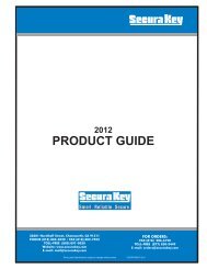 PRODUCT GUIDE - Secura Key