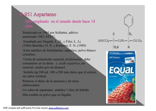 Edulcorantes, necesarios? indispensables? oportunos?