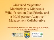 Grassland Vegetation Monitoring: A Minnesota Wildlife Action Plan ...