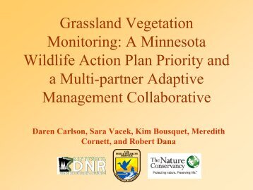 Grassland Vegetation Monitoring: A Minnesota Wildlife Action Plan ...