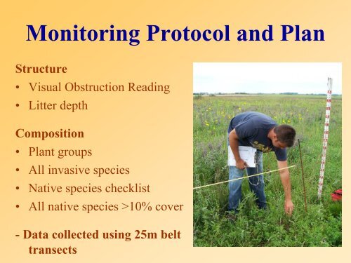 Grassland Vegetation Monitoring: A Minnesota Wildlife Action Plan ...