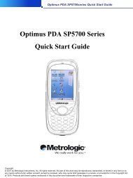 Optimus PDA SP5700 Series Quick Start Guide - Song Phat