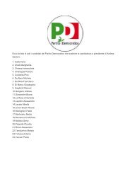 Ecco la lista di tutti i candidati del Partito Democratico che sostiene ...