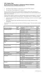 URL Category Map: SurfControl Threat Database to Websense ...