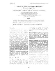 Coumarin and steroid compound from stem bark of Kleinhovia ...