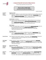 How to Cite in MLA Style - Library - J. Sargeant Reynolds ...