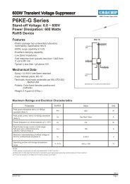 QW-BTV06 P6KE-G Series Rev C.cdr - Comchip Technology