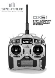 DX6i Manual - Spektrum