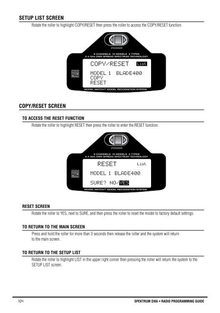 DX6i Manual - Spektrum