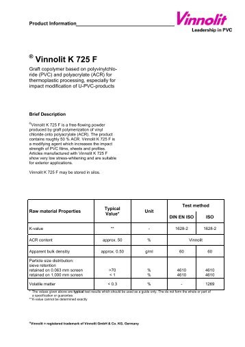 Vinnolit K 725 F