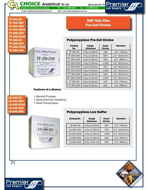 XRF Sample Preparation Specialists