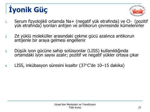 ANTİGLOBULİN TESTLER - Kan Merkezleri ve Transfüzyon Derneği