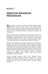 KESULITAN KEUANGAN PERUSAHAAN - USUpress