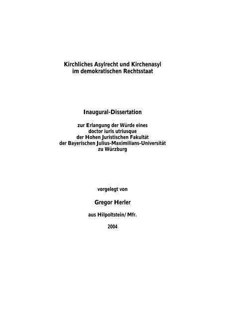 Kirchliches Asylrecht und Kirchenasyl im demokratischen Rechtsstaat