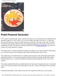 David Butcher: Pedal Powered Generator - Pole Shift Survival ...