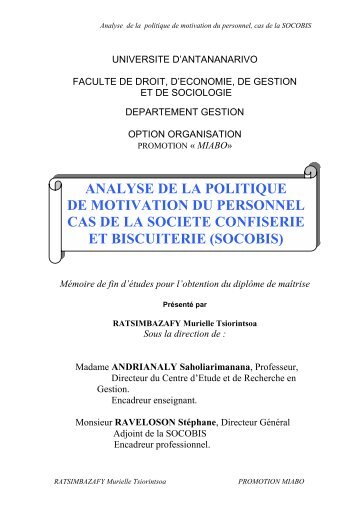 socobis - ThÃ¨ses malgaches en ligne