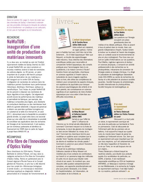 CEAS_lejournal_53 - CEA Saclay