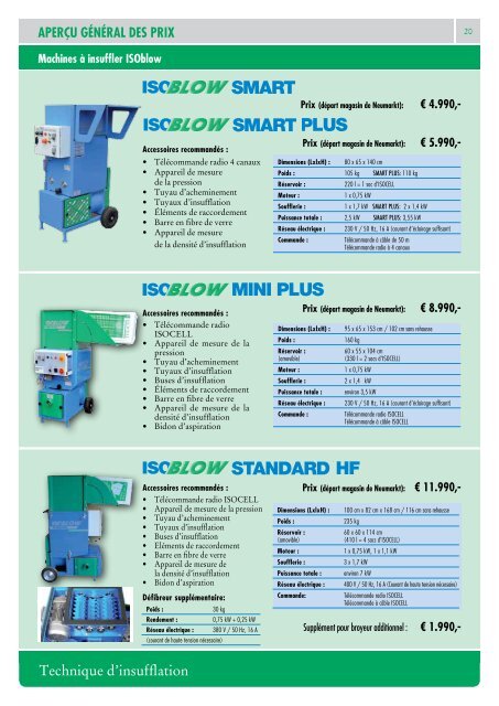 INFORMATIONS & PRIX - Isocell