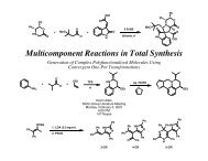 Multicomponent Reactions - The Stoltz Group