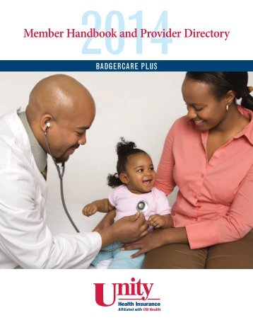 BadgerCare Plus Provider Directory (PDF) - Unity Health Insurance