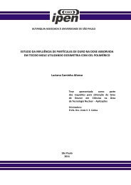 ESTUDO DA INFLUÊNCIA DE PARTÍCULAS DE OURO NA DOSE ...