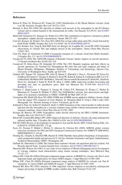 Satellite detection of hazardous volcanic clouds and ... - Savaa - NILU