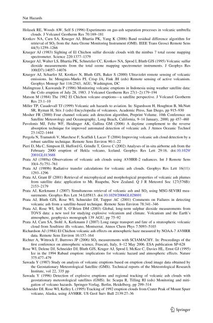 Satellite detection of hazardous volcanic clouds and ... - Savaa - NILU