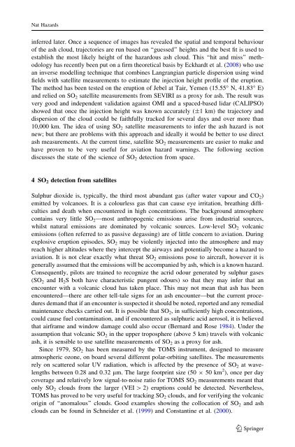 Satellite detection of hazardous volcanic clouds and ... - Savaa - NILU