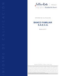 Familiar Informe ClasificaciÃ³n 10 10 - Banco Familiar