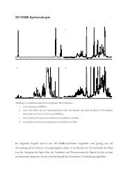 1D NMR-Spektroskopie