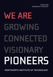 Pioneering - Wentworth Institute of Technology