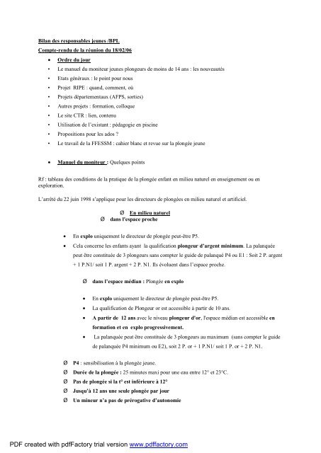 Bilan réunion des responsables jeunes du 18 février format PDF