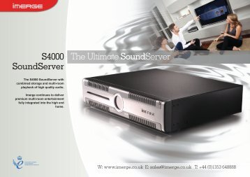 The Ultimate SoundServer S4000 SoundServer