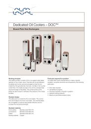 Dedicated Oil Coolers – DOCTM - Alfa Laval