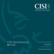 CISI Membership