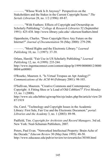 Scholarly Electronic Publishing Bibliography - Digital Scholarship