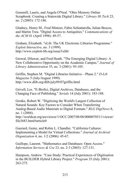 Scholarly Electronic Publishing Bibliography - Digital Scholarship