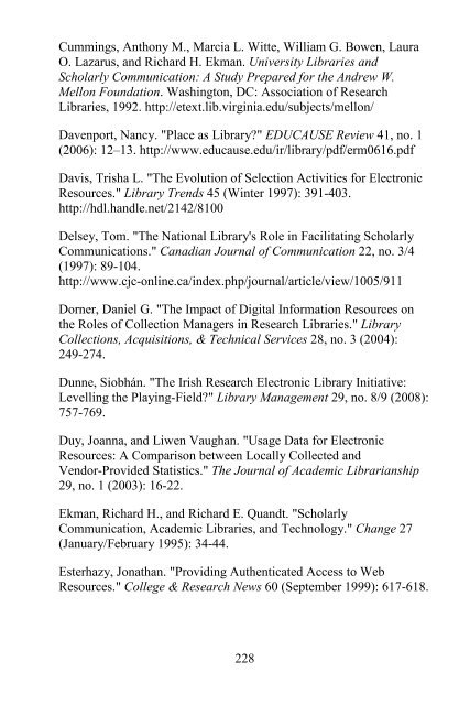 Scholarly Electronic Publishing Bibliography - Digital Scholarship