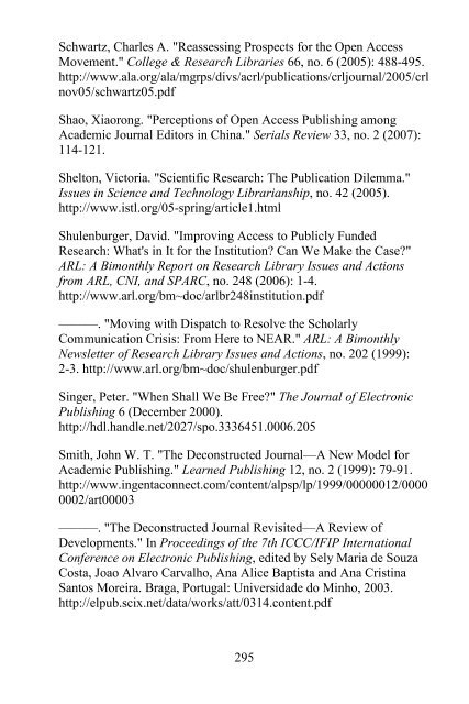 Scholarly Electronic Publishing Bibliography - Digital Scholarship