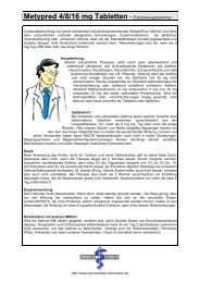 Metypred 4/8/16 mg Tabletten - Entzündungshemmer