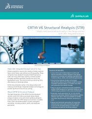 CATIA V6 Structural Analysis (STA)