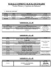 Reglamento completo (formato pdf) - Mallorca Rallye