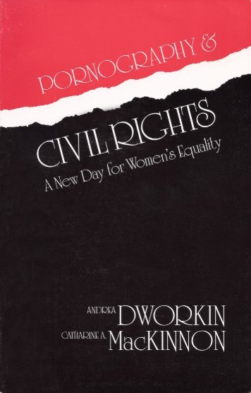 Pornography and Civil Rights - ressourcesfeministes